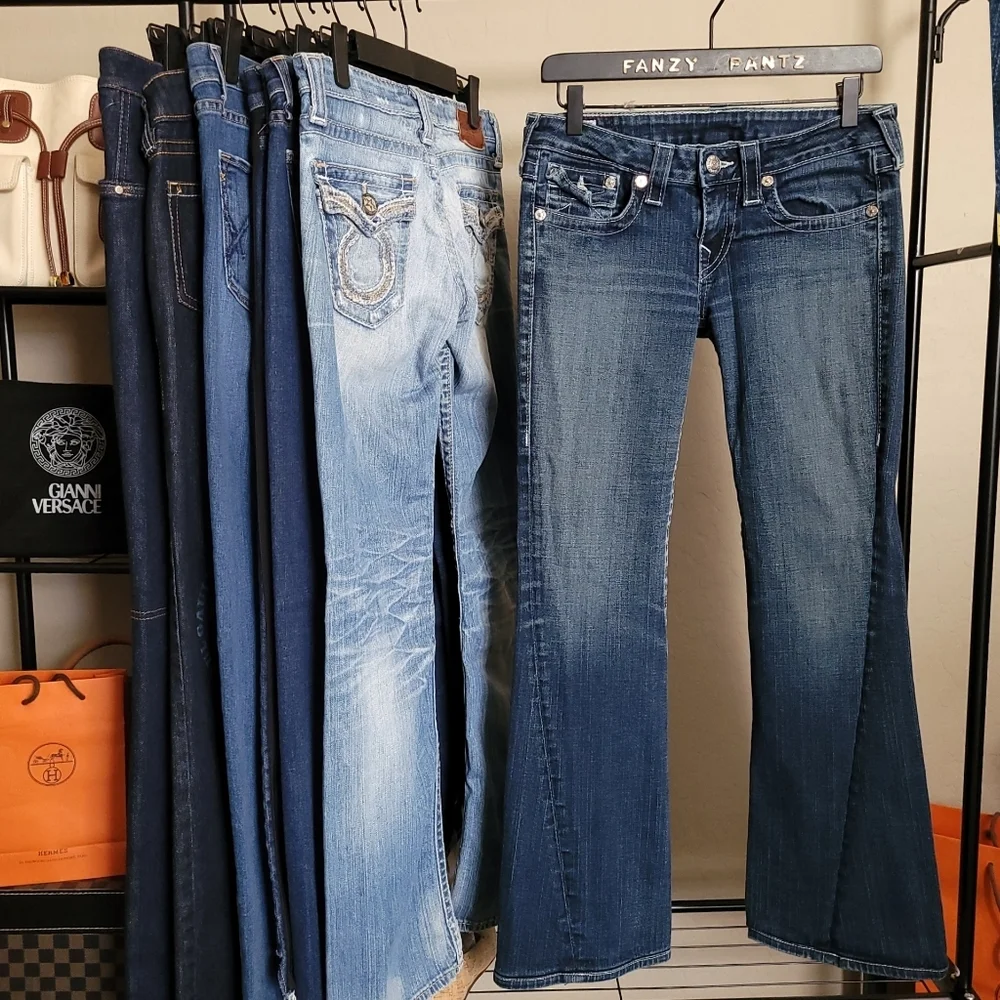 True Religion Joey Jeans Low rise Flare 29 - Picture 3 of 11